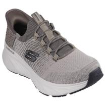 Tênis Skechers Edgeride Raygo Hands Free Slip-in Taupe