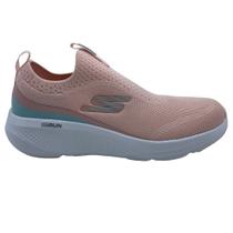 Tênis Skechers Feminino Go Run Elevate Calce Fácil Salmão Tênis Skechers Feminino Go Run Elevate Calce Fácil Salmão