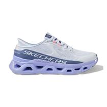 Tênis Skechers Glide Step Atlus Azul Claro e Rosa Feminino