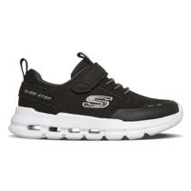 Tênis Skechers Glide Step Flow Preto e Branco Infantil Tênis Skechers Glide Step Flow Preto e Branco Infantil