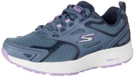 Tênis Skechers Go Run Consistent Feminino Azul/Roxo 8,5 de largura Tênis Skechers Go Run Consistent Feminino Azul/Roxo 8,5 de largura