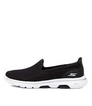 Tênis Skechers Go Walk 5 Femininos Preto/Branco Tamanho 6 Tênis Skechers Go Walk 5 Femininos Preto/Branco Tamanho 6