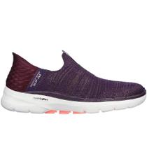 Tênis Skechers Go Walk 6 - Fabulous View - Roxo