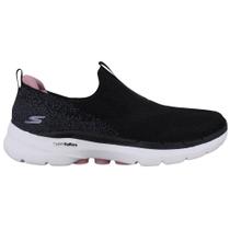 Tênis Skechers Go Walk 6 Glimmering Feminino Preto