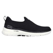 Tênis Skechers Go Walk 6 Masculino - Preto e Branco - Conforto e Estilo para Caminhadas
