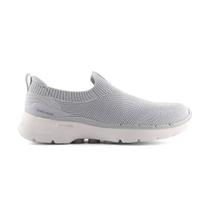 Tênis Skechers Go Walk 6 Vibrant Smile Cinza - Feminino Tênis Skechers Go Walk 6 Vibrant Smile Cinza - Feminino