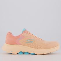 Tênis Skechers Go Walk 7 Feminino Rosa Claro