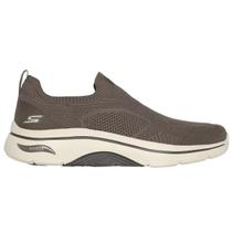 Tênis Skechers Go walk Arch Fit 2.0 Masculino Castanho