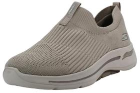 Tênis Skechers Go Walk Arch Fit Iconic Women Taupe tamanho 6 Tênis Skechers Go Walk Arch Fit Iconic Women Taupe tamanho 6