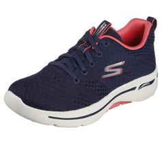 Tênis Skechers Go Walk Arch Fit Unify feminino azul/coral