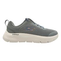 Tênis skechers go walk flex com cadarço ref:124817 feminino