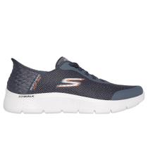 Tênis Skechers Go Walk Flex - Hands UP - Slip-Ins - Cinza