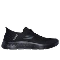 Tênis Skechers Go Walk Flex - Hands UP - Slip-Ins - Preto