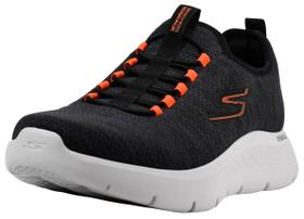 Tênis Skechers Go Walk Flex Ultra Masculino Cinza Chumbo e Laranja 11 M Tênis Skechers Go Walk Flex Ultra Masculino Cinza Chumbo e Laranja 11 M