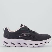 Tênis Skechers Go Walk Glide-Step 2.0 Kriste Feminino Cinza e Lilás Tênis Skechers Go Walk Glide-Step 2.0 Kriste Feminino Cinza e Lilás