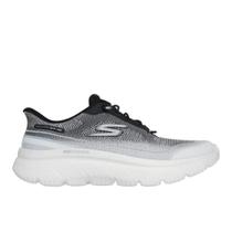 Tenis Skechers Go Walk Max Cushioning Hyper Burst Masculino Cinza e Branco Tenis Skechers Go Walk Max Cushioning Hyper Burst Masculino Cinza e Branco