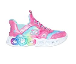 Tênis Skechers Infantil Infinite Heart Lights - Preto e Rosa Tênis Skechers Infantil Infinite Heart Lights - Preto e Rosa