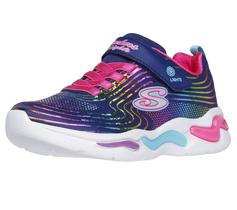 Tênis Skechers Kids Wavy Beams Navy/Multi Unissex 1.5 Little Kid