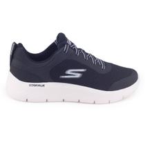 Tênis Skechers Masculino Go Walk flex 216495BR/BKW cadarço Tênis Skechers Masculino Go Walk flex 216495BR/BKW cadarço
