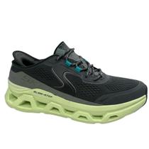 Tênis Skechers Masculino Slip-ins Glide Step Carvão Verde Limão Tênis Skechers Masculino Slip-ins Glide Step Carvão Verde Limão