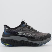 Tênis Skechers Max Cushioning Premier Trail Preto e Cinza Tênis Skechers Max Cushioning Premier Trail Preto e Cinza