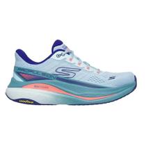 Tenis Skechers Max Cushioning Propulsion - Azul e rosa