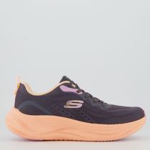 Tênis Skechers Skech Clound Feminino Roxo e Rosa Tênis Skechers Skech Clound Feminino Roxo e Rosa