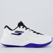 Tênis Skechers SKX League Branco e Azul