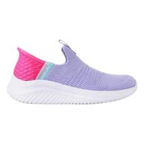Tênis skechers slip ultra flex 3.0 fresh time infantil menina 303800l