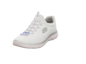 Tênis Skechers Summits Femininos Branco/Prateado WSL Tamanho 6.5