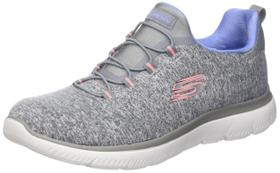 Tênis Skechers Summits-Quick Getaway feminino cinza/azul GYBL