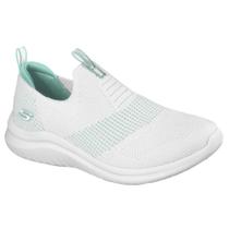 Tênis Skechers Ultra Flex 2.0 Pretty Dazzling Feminino Branco e Verde