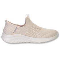 Tênis Skechers Ultra Flex 3.0 Smooth Step Feminino Natural Tênis Skechers Ultra Flex 3.0 Smooth Step Feminino Natural