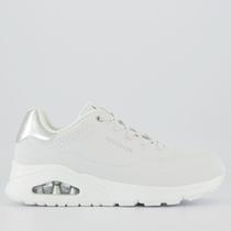 Tênis Skechers Uno Feminino Branco Tênis Skechers Uno Feminino Branco