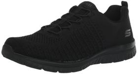 Tênis Skechers Virtue feminino preto/preto refrigerado a ar 8,5