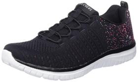 Tênis Skechers Virtue Women Preto/Rosa Memory Foam 8