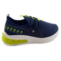 Tenis Slip On Azul Menino Respiravel Ajuste com Elastico - MOLEKINHO Tenis Slip On Azul Menino Respiravel Ajuste com Elastico - MOLEKINHO