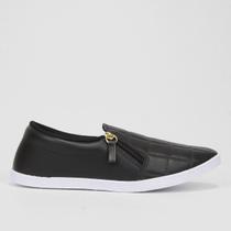 Tênis Slip On Beira Rio Zíper Feminino