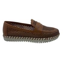 Tênis Slip On Bottero Couro Marrom 374104 - Caramelo 37 Tênis Slip On Bottero Couro Marrom 374104 - Caramelo 37