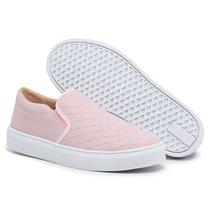 Tênis Slip-On Caixa Alta Feminino Conforto SPW