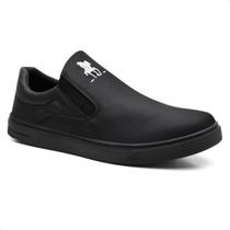 Tênis Slip On Casual Polo Plus Masculino Solado Tr Almofadado