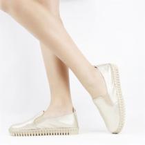 Tênis Slip On Couro