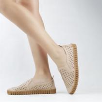 Tênis Slip On Couro
