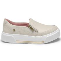 Tênis Slip On de Couro Plataforma Feminino Kolosh - C3542