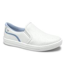 Tênis Slip On Feminino Branco Mississipi Casual Calce Fácil