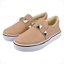 Tenis Slip on Feminino Casual Calce Facil Confortavel Macio Tenis Slip on Feminino Casual Calce Facil Confortavel Macio