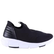 Tênis Slip On Feminino Comfortflex 25-90302 Preto