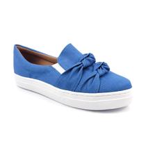 Tênis Slip On Feminino Jenifer Detalhe Nó