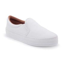 Tênis Slip On Feminino Liso Conforto Casual Dia a Dia Tênis Slip On Feminino Liso Conforto Casual Dia a Dia