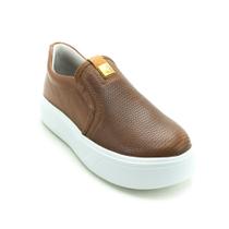 Tênis Slip On Feminino Pegada 211210-03 - Marrom